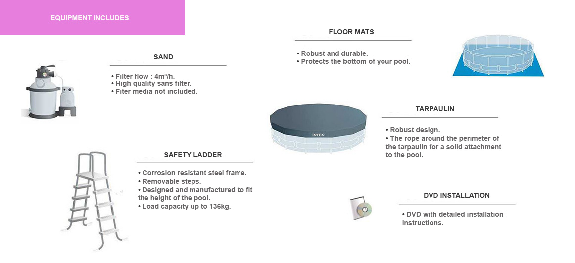 Amazon Com Intex 15 6ft X 49in Above Ground Swimming Pool